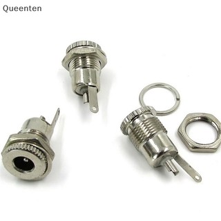 Queenten 5 Chiếc 5.5 mm x 2.1 mm Jack Cắm Điện Ổ Cắm Bảng Điều Khiển Nữ Gắn Kết Nối -099 QT