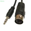 Dây Cáp Âm Thanh 3.5mm Aux Male Sang MIDI Din 5 Pin Female 0.5m