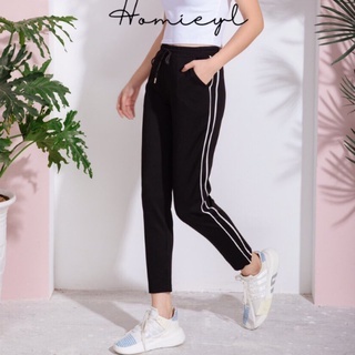 Quân thể thao 2 sọc ống suông unisex