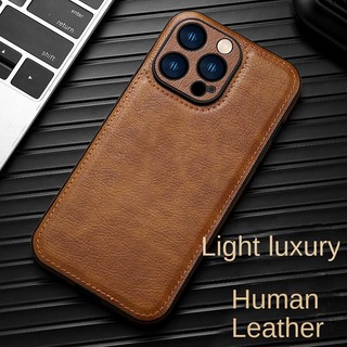Ốp Điện Thoại Da Cao Cấp Sang Trọng Cho iPhone 13 Pro Max 14 12 11 Pro XS Max XR X 14Plus
