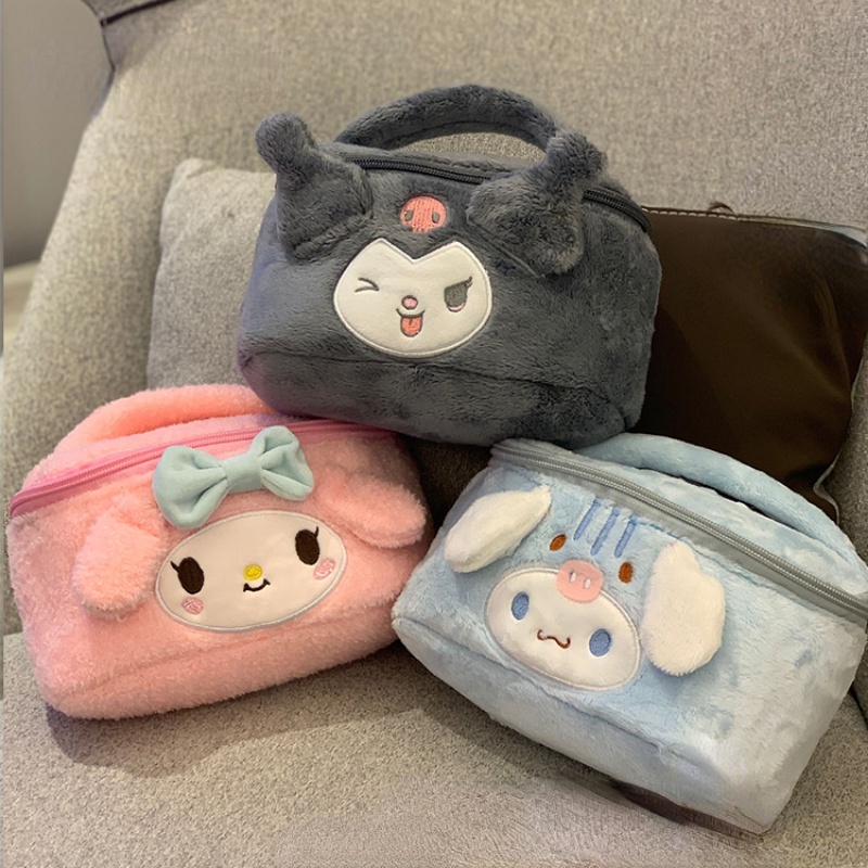 Sanrio Túi Đựng Mỹ Phẩm Xách Tay Hình Kuromi My Melody Kirby Nhồi Bông Dễ Thương Shopee Việt Nam 0751