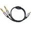 Cáp chia cáp âm thanh nổi BTM 3 5mm sang Dual 6 35mm cho máy tính xách tay đàn Guitar