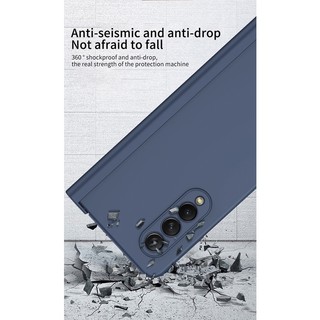Ốp Điện Thoại Samsung Galaxy Z Fold 7 6 5 4 3 5G Có S Khe Cắm Bút Bản Lề Vỏ Nhựa Có Màn Hình Mặt Trước Kính B03