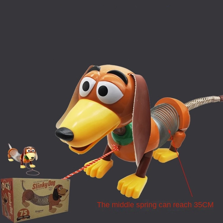 Con Quay Đồ Chơi Fidget Spinner Slinky Dog Jr, the Original Walking Spring, Đồ Chơi Quà Tặng Cho Trẻ Em