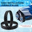 METUBE 1 / 2 Lốp Sạch Cho Baracuda R0526100 Dành cho đồ dùng làm sạch bể bơi chống trượt Zodiac MX8 MX6