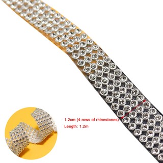 Cuộn Dây Đá Giả Kim Cương Tự Dính 1.2M Trang Trí Đa Ứng Dụng
