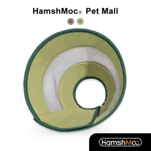 HamshMoc Mèo Nón Có Thể Điều Chỉnh Cổ Elizabethan Nhẹ Phục Hồi Thú Cưng Cổ Chống Cắn Liếm Vết Thương Thiết Thực Vòng Thú Cưng Xấu Hổ