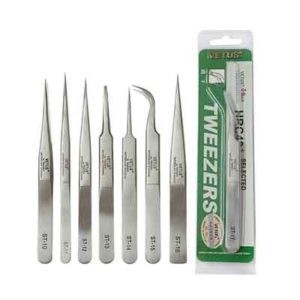 Nhíp Tách Thẳng ST12  LASHES SUPPLY, Nhíp Cong St15 Chuyên dụng Nhặt lông Yến - Gắp Linh Kiện Điện Tử