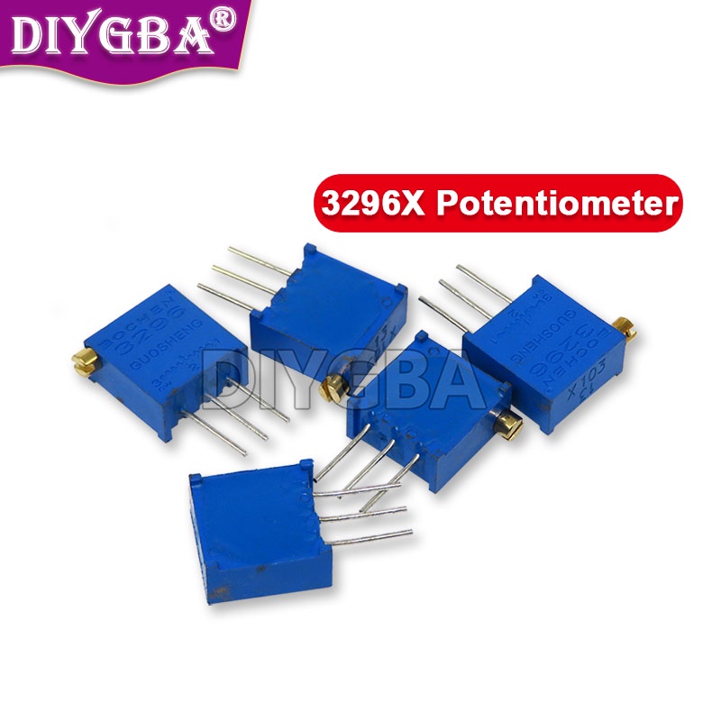 20 Pezzi 3296 3296x Trimpot Potenziometro Trimmer 50 100 200 - Foto 8