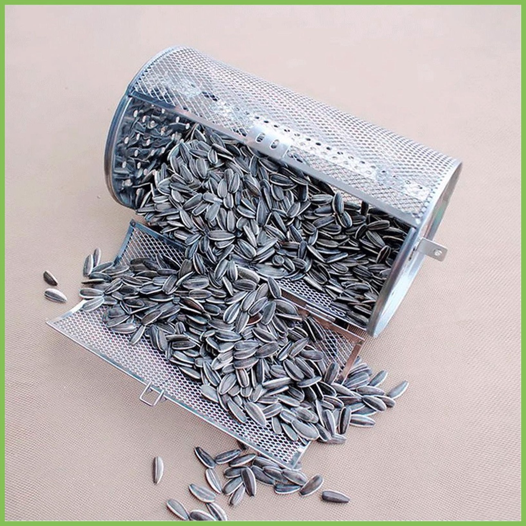 Lồng rang cà phê bằng thép không gỉ lồng lò nướng bằng thép không gỉ giá đỡ dụng cụ nướng nướng lồng quay cho peanut gelhvn