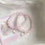 Vòng tay mèo con màu hồng dễ thương mới ins girl heart pure desire kt bracelet bạn gái chị em headpiece