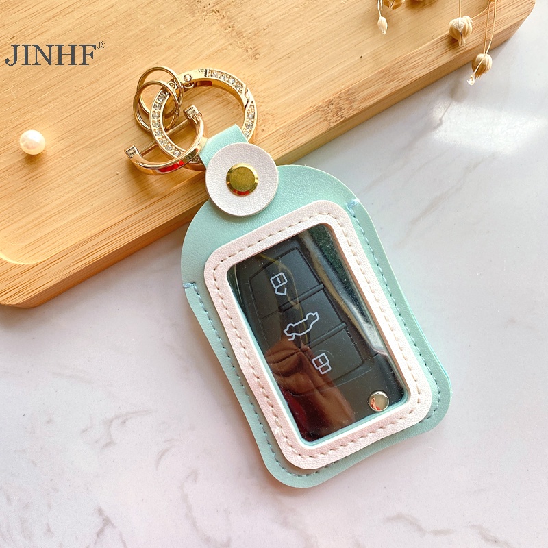 JINHF Universal 4.5 * 8cm Vỏ chìa khóa ô tô Vỏ bảo vệ từ xa Phụ kiện túi lưu trữ chìa khóa HOT