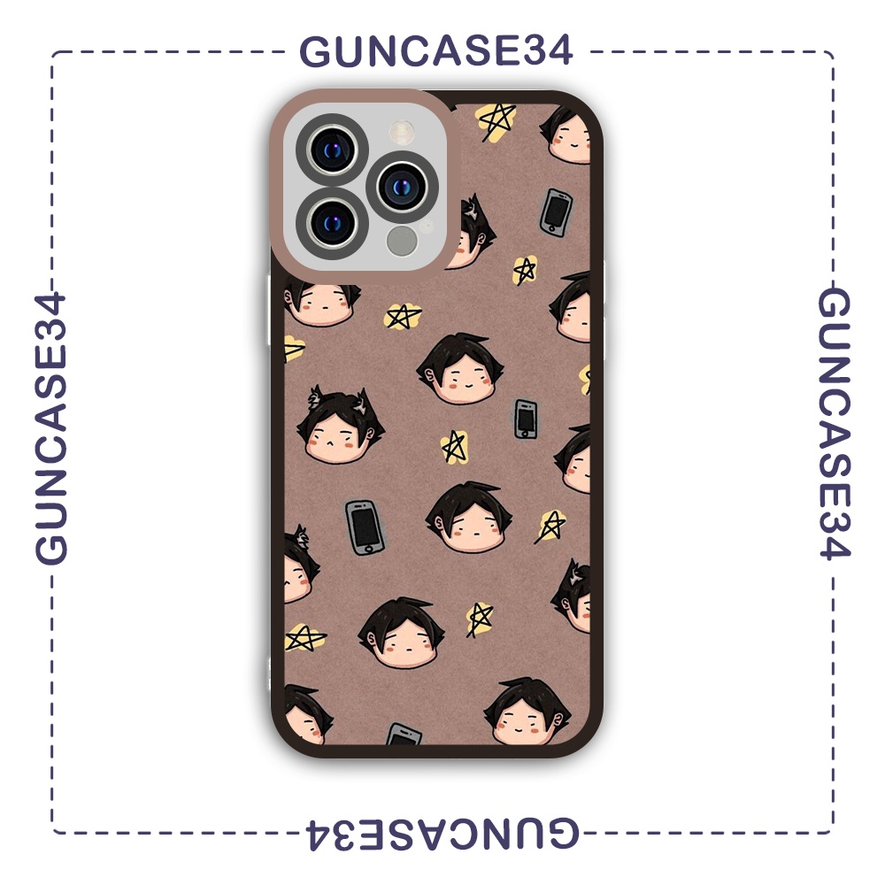 Ốp iphone cạnh vuông Guncase34 Suna Rintarou chibi 6/6s/7/7plus/8/8plus ...