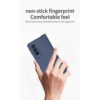 Ốp Điện Thoại Samsung Galaxy Z Fold 7 6 5 4 3 5G Có S Khe Cắm Bút Bản Lề Vỏ Nhựa Có Màn Hình Mặt Trước Kính B03
