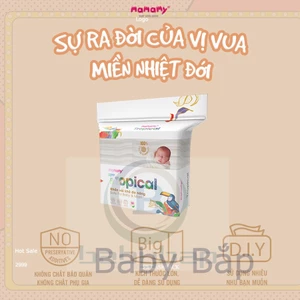 Khăn khô 100% sợi tự nhiên và rayon MAMAMY TROPICAL 160 tờ