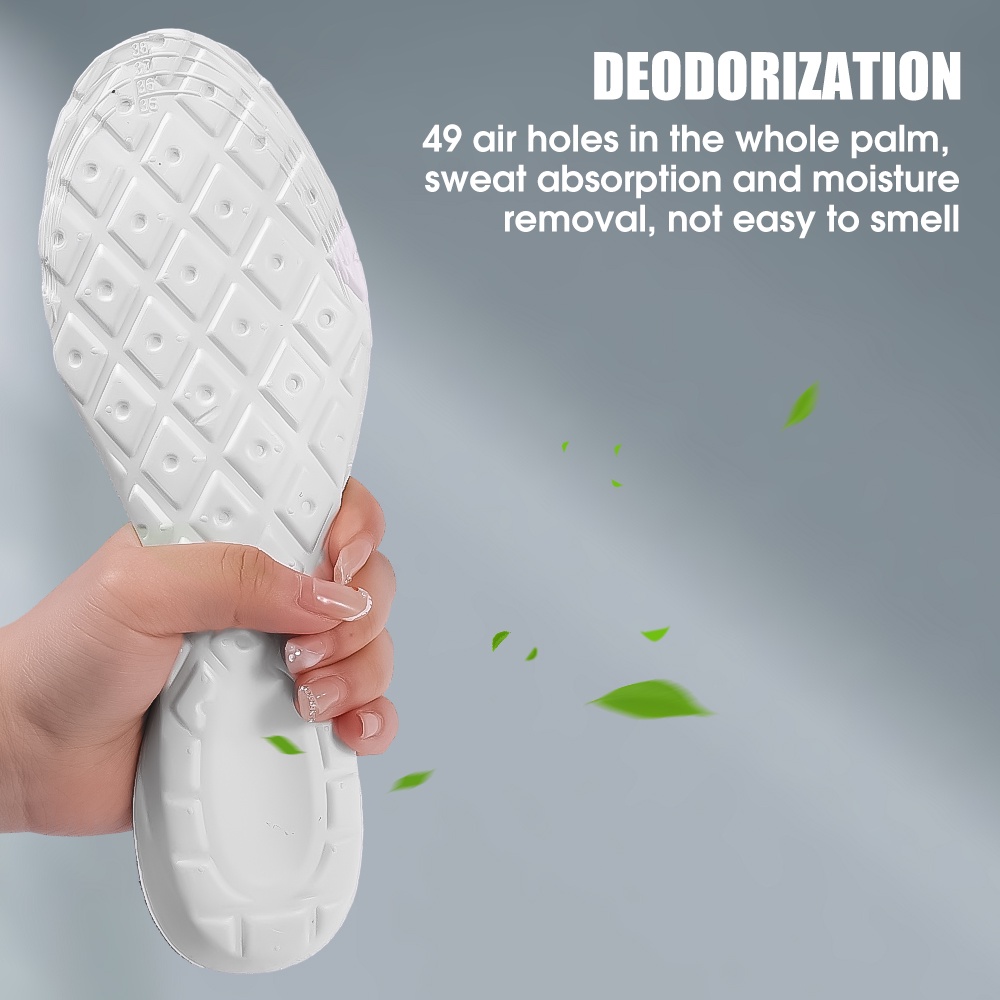 Đệm Lót Giày Thể Thao Bằng Cao Su Non Latex Mềm Mại Màu Đen Thoáng Khí Chống Thấm Nước Chống Mồ Hôi