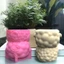 Unstop * Lamb Flowerpot Khuôn Silicon Xi măng Thạch Cao Khuôn Nhựa Epoxy