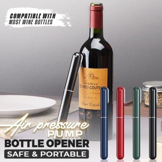[Giao hàng nhanh] HAVENLYCO Wine Corkscrew Dụng cụ nhà bếp Máy bơm áp suất không khí an toàn có máy cắt lá Dụng cụ mở nắp chai bằng thép không gỉ