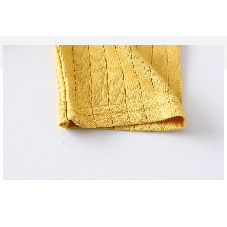 Mùa Hè Trẻ Em Dài Tay Quần Homewear Phù Hợp Với Bộ Đồ Ngủ Mỏng Bộ Đồ Ngủ Cotton Quần Lót Điều Hòa Không Khí Quần Áo GQHW