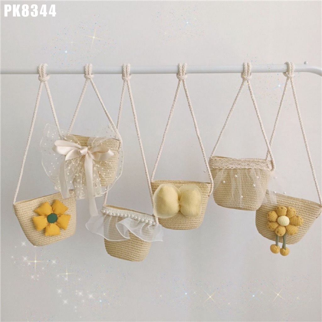 Túi Cói Cho Bé Gái - Phụ kiện thời trang dễ thương và tinh tế MINTSCLOSET mints closet - PK8344