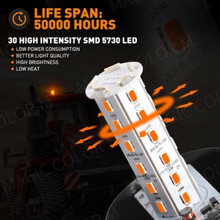 Đèn LED Cảnh Báo Khẩn Cấp 12-24V 48V 60V 80V 30 LED Chất Lượng Cao
