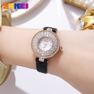 Set Đồng Hồ Đeo Tay Đính Đá Thời Trang Cao Cấp Dành Cho Nữ