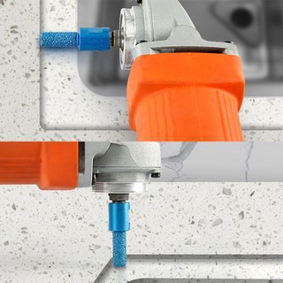 Pealike Professional 100 Máy mài góc Dụng cụ khắc 3 đầu mài Giao diện ren cho vật liệu giòn cứng