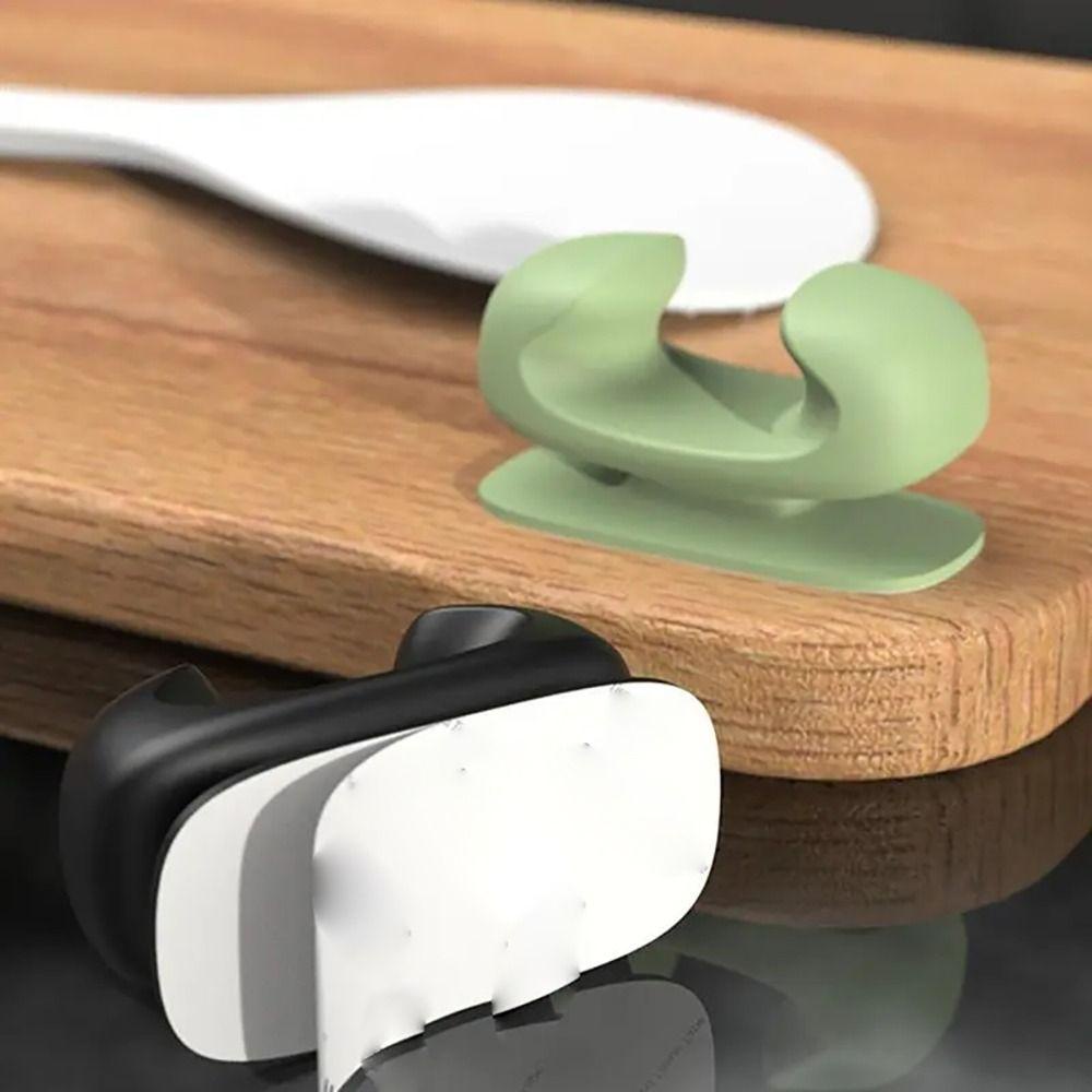 Móc BAMBOOB, Giá đỡ mái chèo cơm treo tự dính, di động không cần đục lỗ Thìa chống nước Giá xẻng gạo Phòng tắm nhà bếp