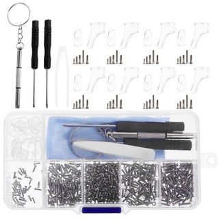 Vít sửa chữa kính NCE, bộ phụ kiện bằng thép không gỉ và silicone, giúp kính mắt chắc chắn hơn