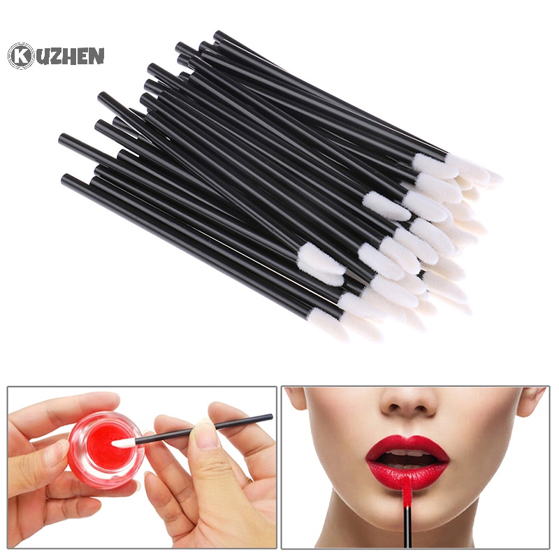 100 Cọ Son Môi Dùng Một Lần Tiện Lợi kuzhen