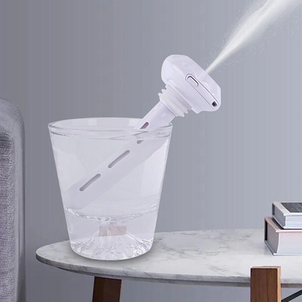 Máy tạo độ ẩm không khí USB NKSFX, Đèn LED Máy khuếch tán tinh dầu nhẹ lãng mạn, Máy lọc dầu thơm Anion ABS di động tại nhà