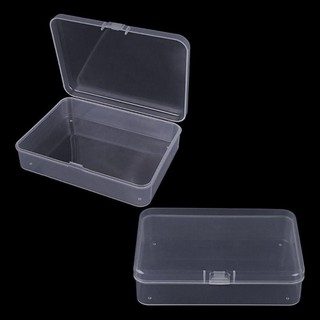 INENK Hộp lưu trữ trong suốt, Hộp đựng hạt trang sức 8 kích cỡ bằng nhựa, Hộp đựng đồ lặt vặt trong suốt hình vuông nóng Hộp đóng gói
