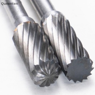 Queenten máy khoan gỗ tốc độ cao bits dũa quay mini round hss burr set wood qt