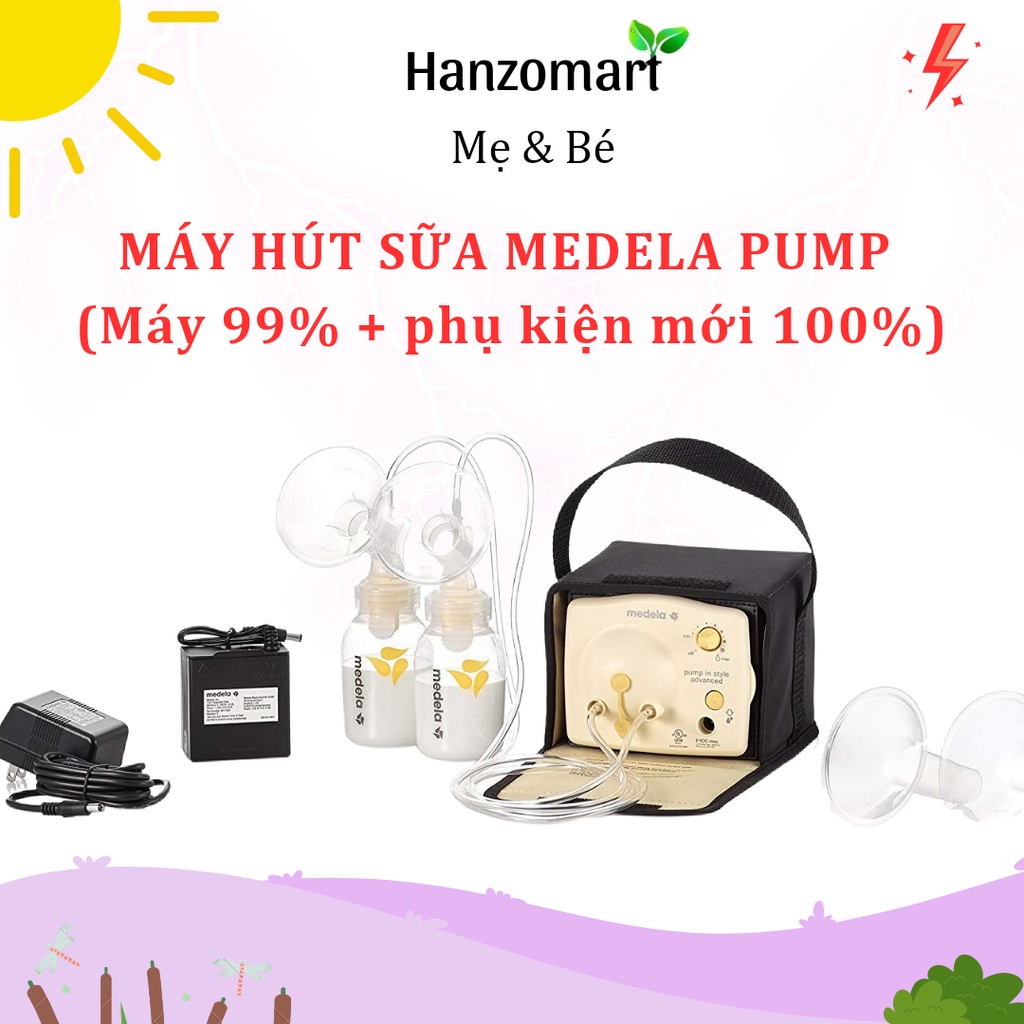 Máy hút sữa Medela Pump ( máy 99% + phụ kiện mới 100%) (Máy) - hanzo2009