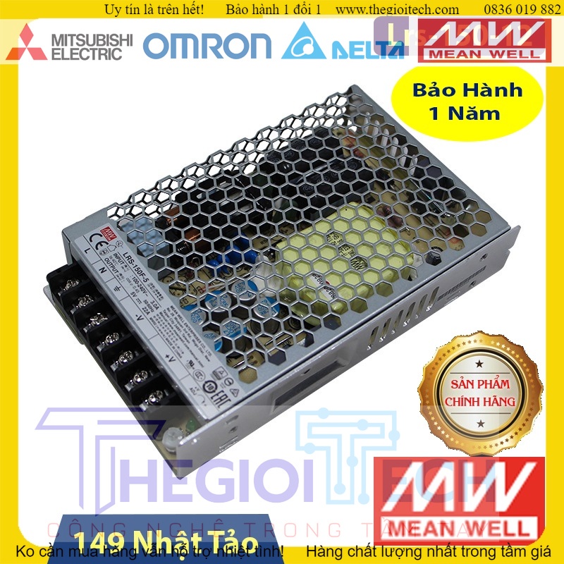 Nguồn Tổ Ong MEAN WELL LRS 150 24 LRS 150 48 LRS 150 12 chuyên dùng cho