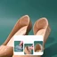 SAIA Miếng Dán Gót Chân Silicon, Chăm Sóc Bàn Chân Chống Mài Mòn Trong Suốt Tay Cầm Đế Lót, Giảm Đau Thời Trang Tăng Silicon Lót Giày Nữ