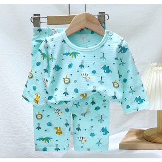 2 Cái / bộ Đồ Ngủ Trẻ Em Phù Hợp Với Bé Trẻ Em 100% Cotton Dễ Thương Đồ Ngủ Top + Quần / Bộ Quần Áo Trẻ Em