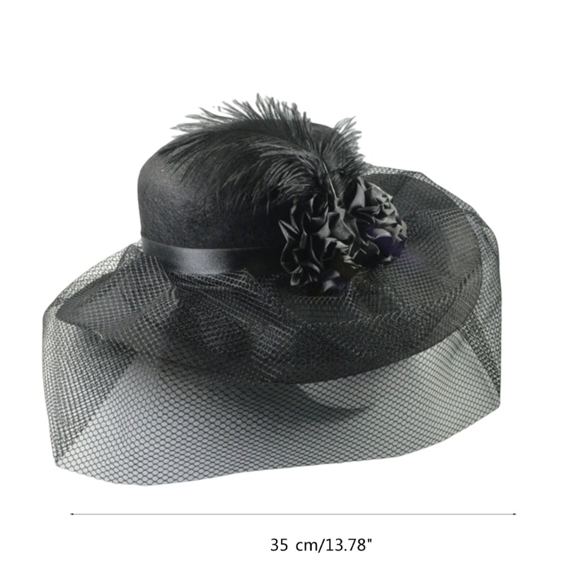 Mũ dự tiệc bầu trời Mũ Derby có tấm che mặt Nhà thờ Mũ Fascinator có lưới Mũ cưới