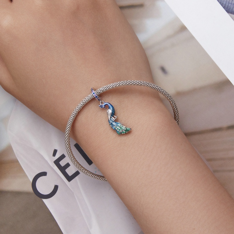 Bamoer Mặt Dây Chuyền Hình Chim bạc 925 Thời Trang Cho Nữ