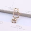 Phụ kiện móc chìa khóa hình trái tim, pentagram, dây xích, chất liệu handmade DIY dùng làm trang sức