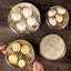DELMER Hấp Lồng Bộ Tre Dim Sum Đa Năng Chịu Nhiệt Nhà Bếp Tròn Hấp Lưới