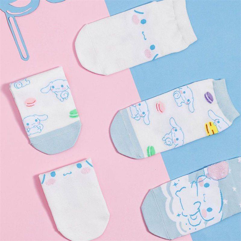 BS1 3 Chiếc Kuromi Cinnamoroll Giai Điệu Tất Hoạt Hình Dễ Thương SB1