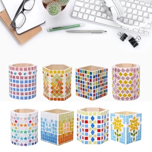 Mya Handmade DIY Bút Đựng Bút Chì Chất Liệu Gói Bộ Cọ Trang Điểm
