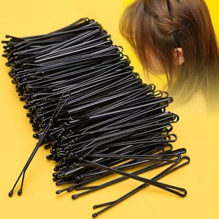 Cặp Tóc Kim, Kẹp Kim, Kẹp Tăm Set 50 / 100 Kẹp Tóc Màu Đen Đơn Giản