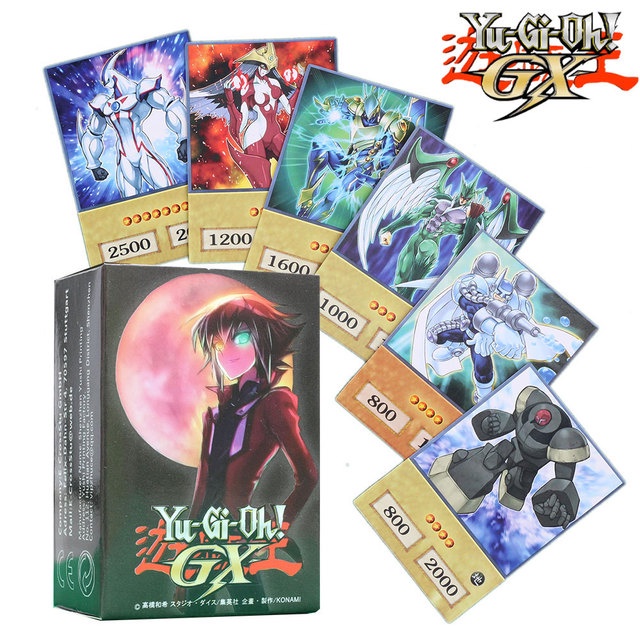 100pcs YuGiOh Anime Style Cards Blue Eyes Dark Magician Exodia
