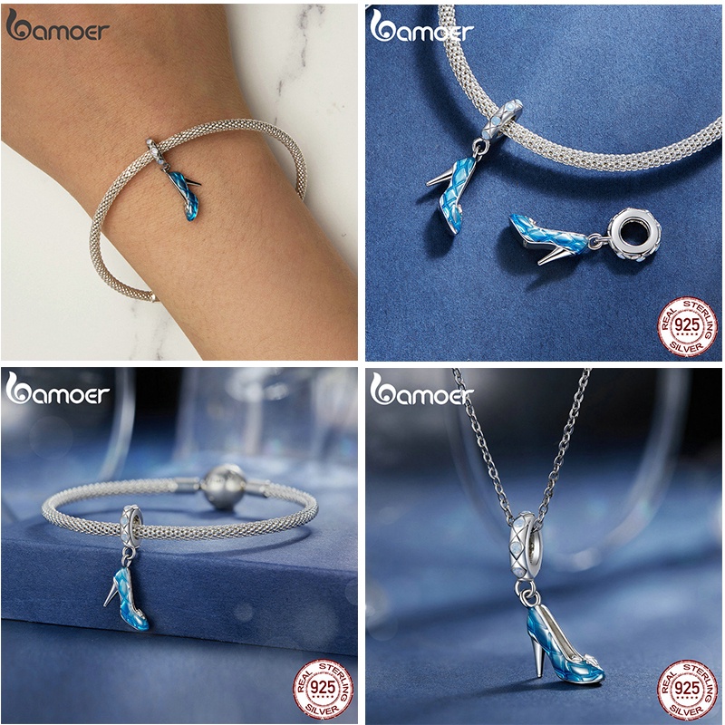 Charm làm trang sức DIY BAMOER bạc S925 SCC2533