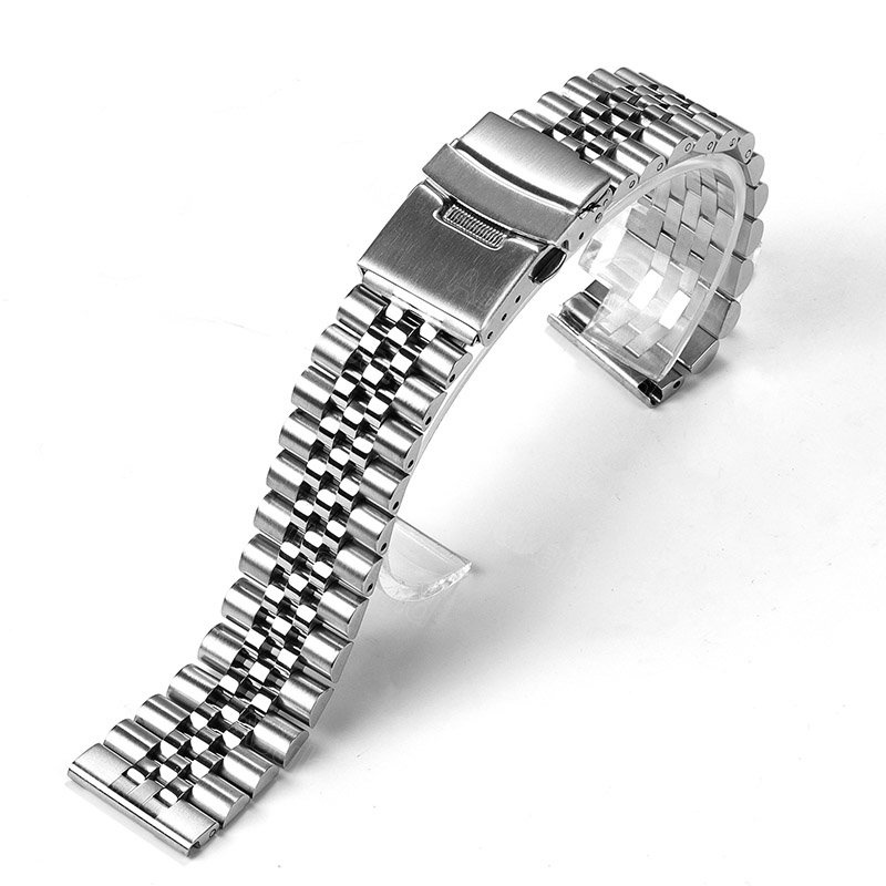 Dây Đeo Đồng Hồ Bằng Thép Không Gỉ 18mm 19mm 20mm 21mm 22mm 24mm Cho Seiko SKX009 SKX007