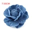 POP 5 Chiếc Vải Denim Hoa Phụ Kiện Tóc Quần Áo Tôn Trang Thủ Công DIY