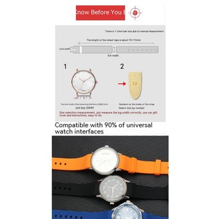 Dây Đeo Đồng Hồ Bằng Silicone Khóa Bướm Dành Cho Seiko Arc 19 20 21mm