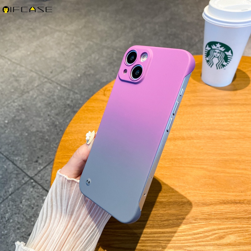 Ốp Điện Thoại Cứng Siêu Mỏng Không Viền Dọc Màu Macaron Cho Redmi Note 12 Turbo K60 K50 Pro Ultra K40S